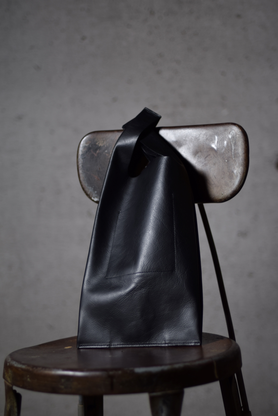 VINTAGE LEATHER BAG “CONVENI BUKURO” Made in ASAKUSA – DAMAGEDONE 2ND